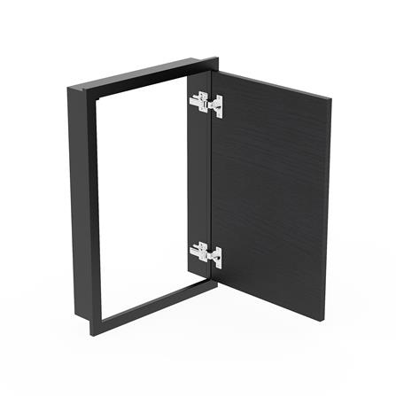 บานซิงค์เดี่ยว เปิดขวา KITZCHO LUCIDA PLUS 46x66 ซม. สี BLACK OAK_2