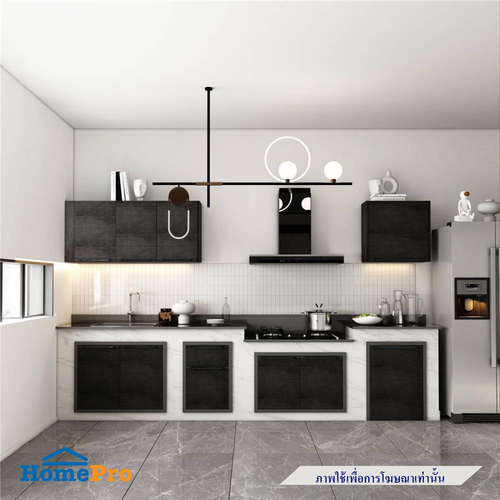 บานถังแก๊ส เปิดขวา KITZCHO LUCIDA PLUS 56x74 ซม. สี BLACK OAK