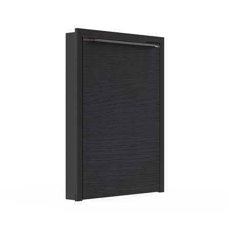 บานถังแก๊ส เปิดขวา KITZCHO LUCIDA PLUS 56x74 ซม. สี BLACK OAK_1