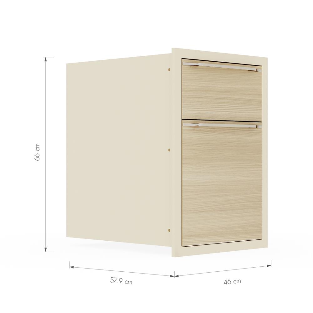 ตู้ลิ้นชัก KITZCHO LUCIDA PLUS 46x66 ซม. สี NATURAL OAK