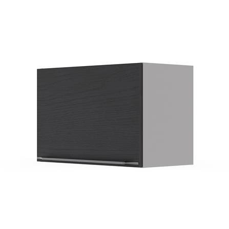 ตู้แขวนเดี่ยว เปิดขวา KITZCHO LUCIDA PLUS 60x40 ซม. สี BLACK OAK_1