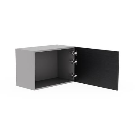 ตู้แขวนเดี่ยว เปิดขวา KITZCHO LUCIDA PLUS 60x40 ซม. สี BLACK OAK_3