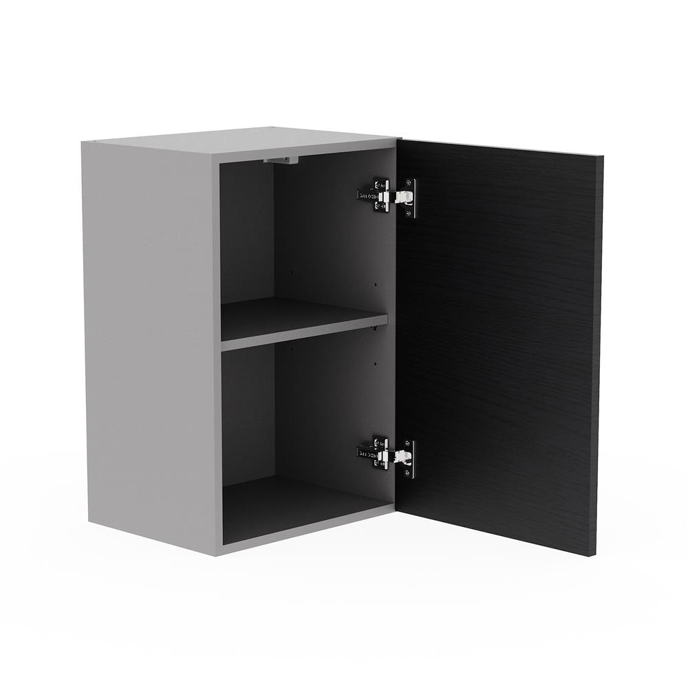 ตู้แขวนเดี่ยว เปิดขวา KITZCHO LUCIDA PLUS 40x60 ซม. สี BLACK OAK