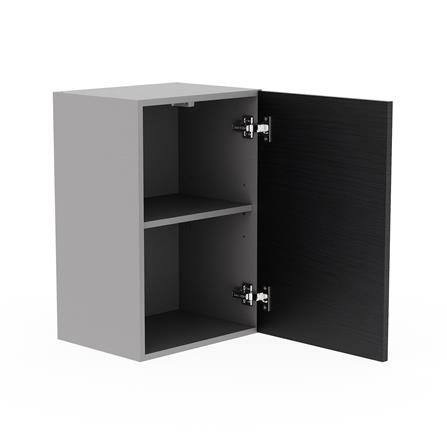 ตู้แขวนเดี่ยว เปิดขวา KITZCHO LUCIDA PLUS 40x60 ซม. สี BLACK OAK_2