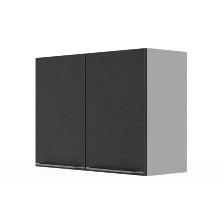 ตู้แขวนคู่ KITZCHO LUCIDA PLUS 80x60 ซม. สี BLACK OAK_1