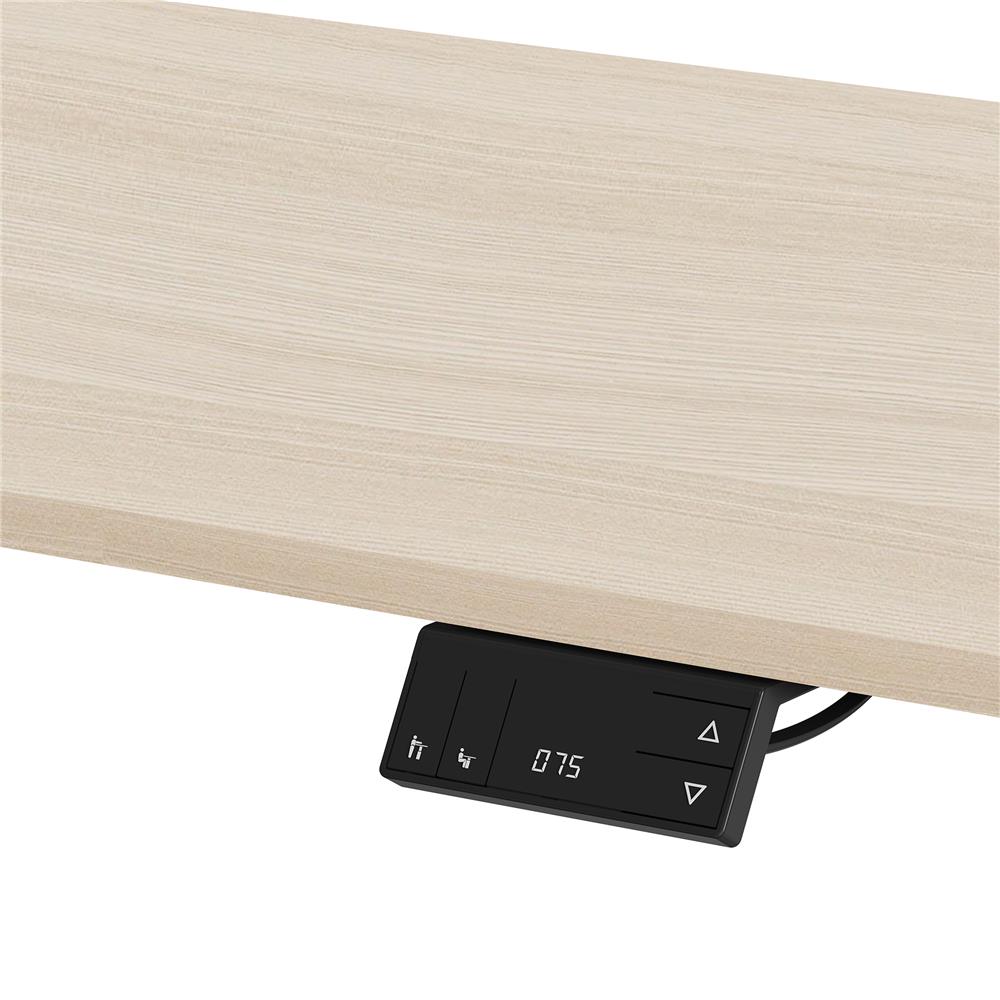 โต๊ะปรับระดับไฟฟ้า FURDINI KENTO-3D-M1S2 120 ซม. สีไวท์โอ๊ค