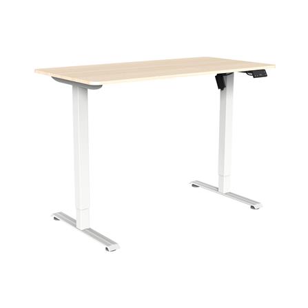 โต๊ะปรับระดับไฟฟ้า FURDINI KENTO-3D-M1S2 120 ซม. สีไวท์โอ๊ค_0
