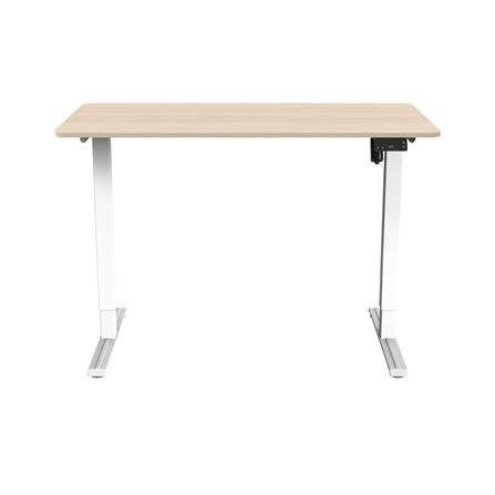 โต๊ะปรับระดับไฟฟ้า FURDINI KENTO-3D-M1S2 120 ซม. สีไวท์โอ๊ค_1