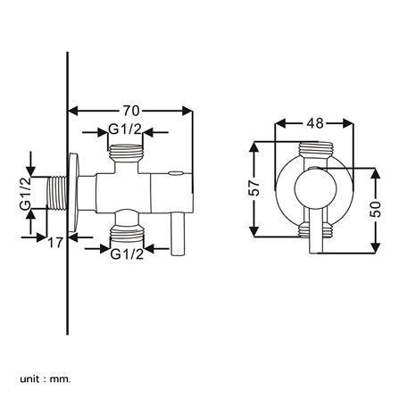 สต๊อปวาล์ว 2 ทาง RASLAND RA C322-C66-BK_7