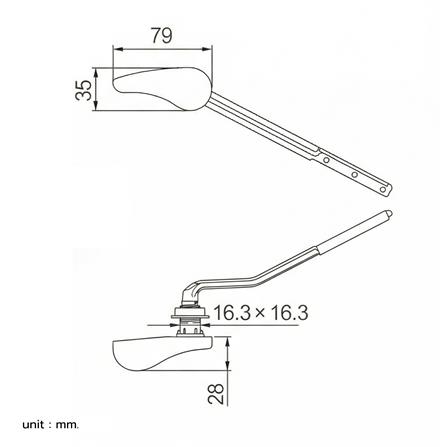 มือกดน้ำ COTTO F931011_1