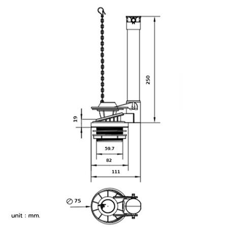 วาล์วน้ำออก COTTO F931014_1