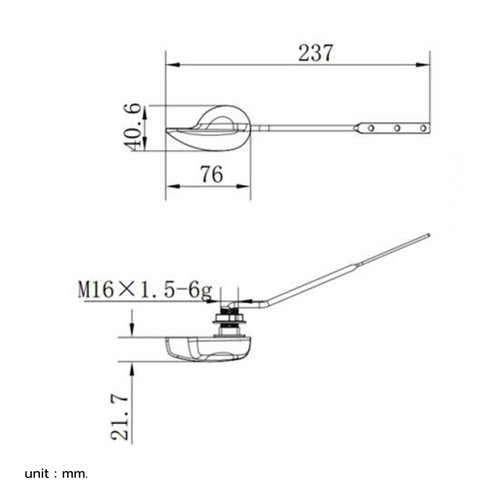 มือกดน้ำ COTTO F931010