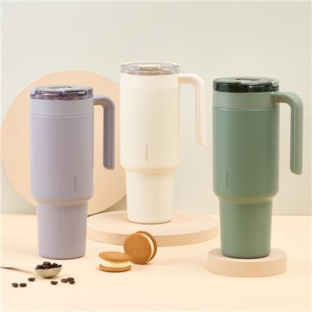 กระติกสุญญากาศ LOCKNLOCK METRO CAFE DUAL HANDLE 1.2 ลิตร สีขาว_3