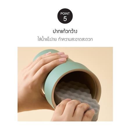 กระติกสุญญากาศ LOCKNLOCK METRO CAFE DUAL HANDLE 1.2 ลิตร สีขาว_8