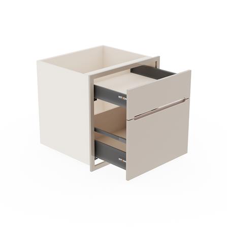 ตู้ลิ้นชัก KITZCHO CURVE 66x66 ซม. สี SAHARA_2