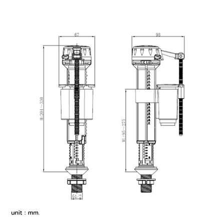 วาล์วครบชุด COTTO F930001_1
