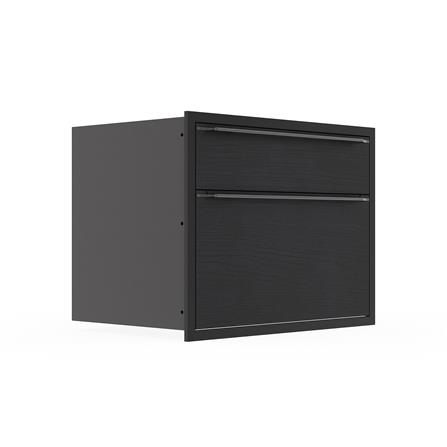 ตู้ลิ้นชัก KITZCHO LUCIDA PLUS 86x66 ซม. สี BLACK OAK_1