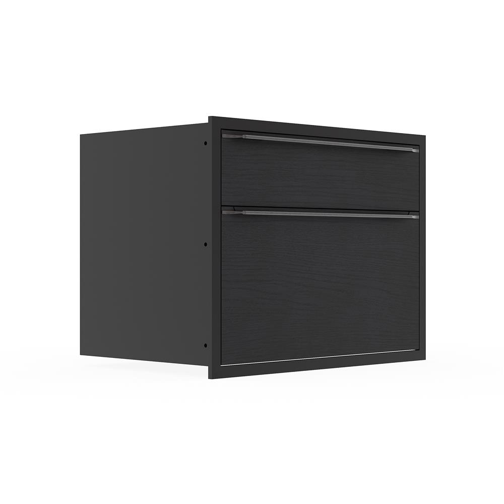 ตู้ลิ้นชัก KITZCHO LUCIDA PLUS 66x66 ซม. สี BLACK OAK