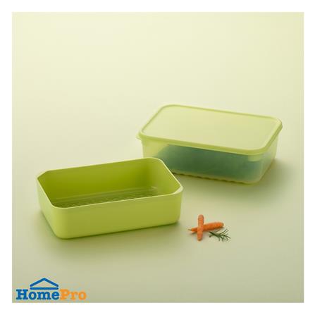 กล่องอาหารพร้อมตะกร้า LOCKNLOCK SMART KEEP FRESH HLE5600NT 3.2 ลิตร สีเขียว (แพ็ก 2 ชิ้น)_2