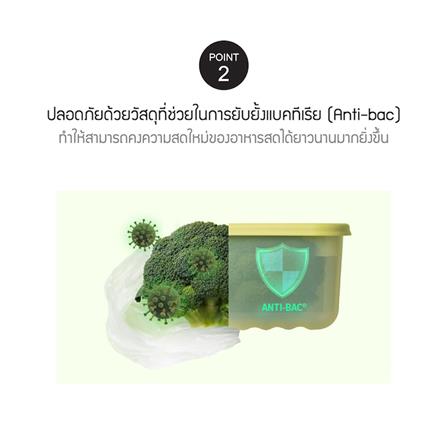 กล่องอาหารพร้อมตะกร้า LOCKNLOCK SMART KEEP FRESH HLE5600NT 3.2 ลิตร สีเขียว (แพ็ก 2 ชิ้น)_7