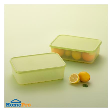 กล่องอาหาร LOCKNLOCK SMART KEEP FRESH HLE5600NS2 3.2 ลิตร สีเขียว (แพ็ก 2 ชิ้น)_1