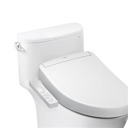 สุขภัณฑ์ 1 ชิ้น พร้อมฝารองนั่งกึ่งอัตโนมัติ TOTO CW887SW2 4.8 ลิตร สีขาว_1