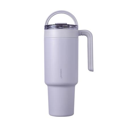 กระติกสุญญากาศ LOCKNLOCK METRO CAFE DUAL HANDLE 1.2 ลิตร สีม่วง_0