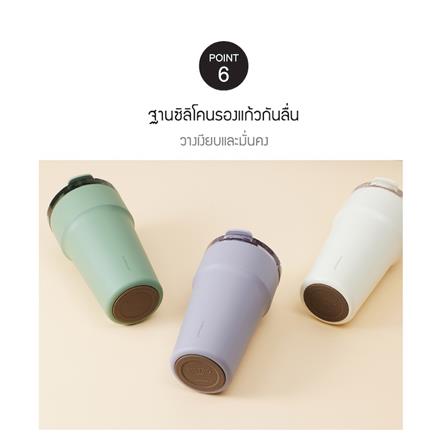 กระติกสุญญากาศ LOCKNLOCK METRO CAFE TOP HANDLE 0.9 ลิตร สีขาว_9