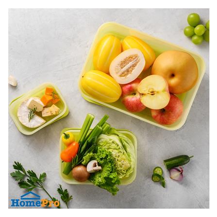 กล่องอาหาร LOCKNLOCK SMART KEEP FRESH HLE5400NS2 1.5 ลิตร สีเขียว (แพ็ก 2 ชิ้น)_3