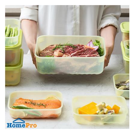 กล่องอาหาร LOCKNLOCK SMART KEEP FRESH HLE5400NS2 1.5 ลิตร สีเขียว (แพ็ก 2 ชิ้น)_4