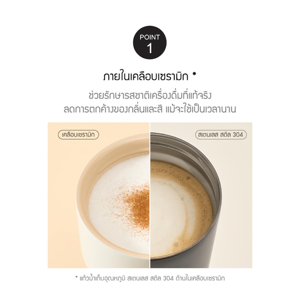 กระติกสุญญากาศ LOCKNLOCK METRO CAFE TOP HANDLE 0.71 ลิตร สีม่วง