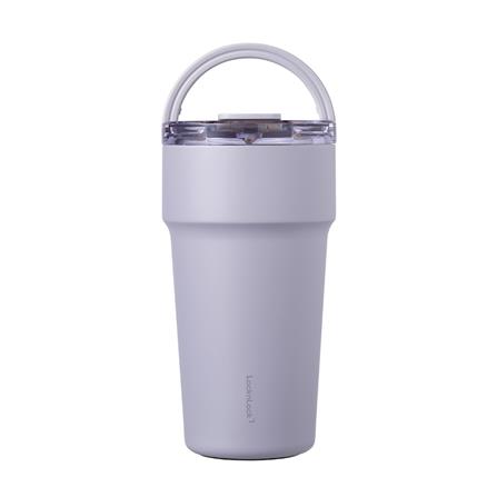 กระติกสุญญากาศ LOCKNLOCK METRO CAFE TOP HANDLE 0.71 ลิตร สีม่วง_0