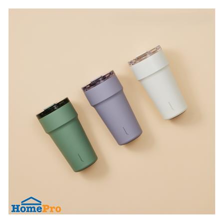 กระติกสุญญากาศ LOCKNLOCK METRO CAFE TOP HANDLE 0.71 ลิตร สีม่วง_3