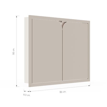 บานซิงค์คู่ KITZCHO CURVE 86x66 ซม. สี SAHARA_5