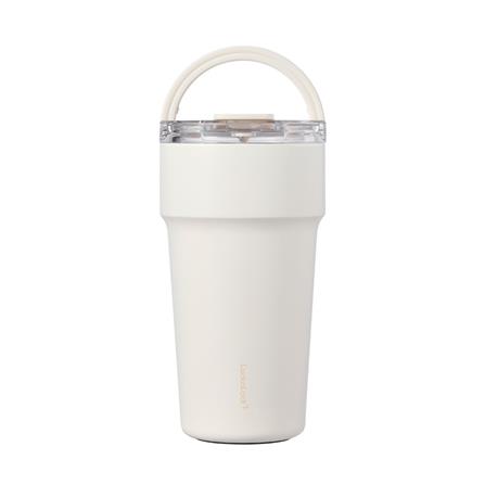 กระติกสุญญากาศ LOCKNLOCK METRO CAFE TOP HANDLE 0.71 ลิตร สีขาว_0