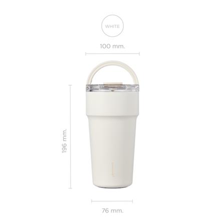 กระติกสุญญากาศ LOCKNLOCK METRO CAFE TOP HANDLE 0.71 ลิตร สีขาว_12