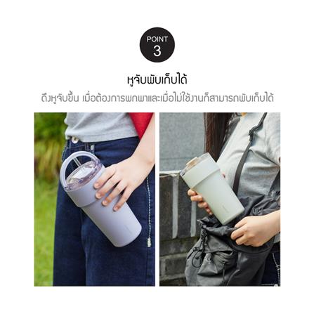 กระติกสุญญากาศ LOCKNLOCK METRO CAFE TOP HANDLE 0.71 ลิตร สีขาว_6