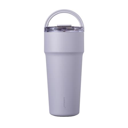กระติกสุญญากาศ LOCKNLOCK METRO CAFE TOP HANDLE 0.9 ลิตร สีม่วง_0