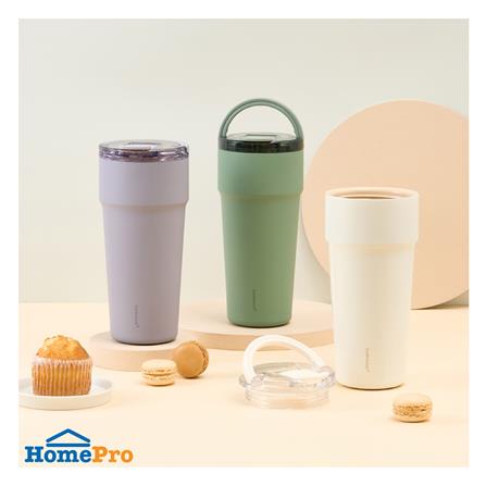 กระติกสุญญากาศ LOCKNLOCK METRO CAFE TOP HANDLE 0.9 ลิตร สีม่วง_2