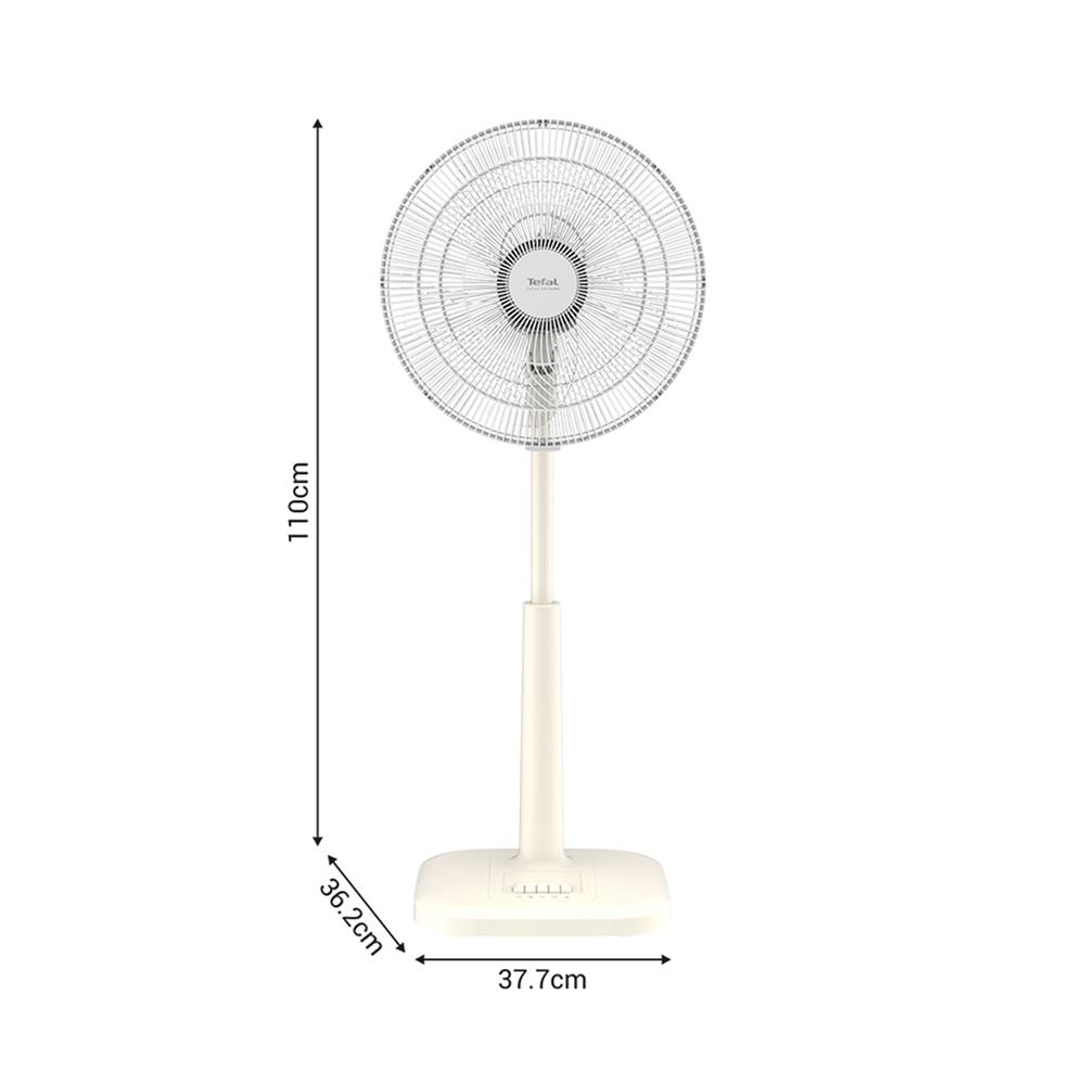 พัดลมสไลด์ 16 นิ้ว TEFAL VF3264T0 สีเบจ