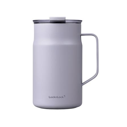 กระติกสุญญากาศ LOCKNLOCK METRO CAFE CERAMIC MUG 0.6 ลิตร สีม่วง_0