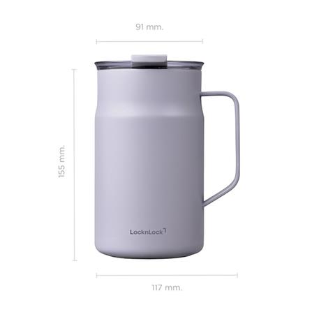 กระติกสุญญากาศ LOCKNLOCK METRO CAFE CERAMIC MUG 0.6 ลิตร สีม่วง_12