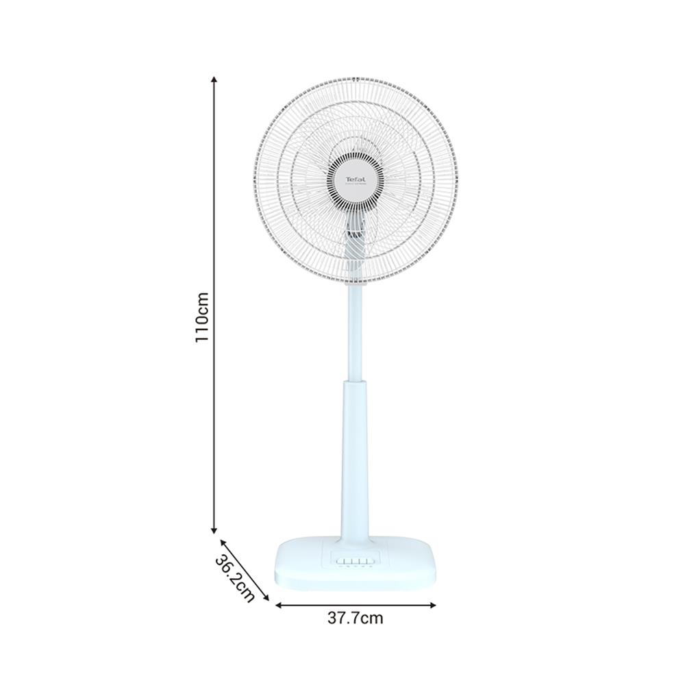 พัดลมสไลด์ 16 นิ้ว TEFAL VF3265T0 สีฟ้า