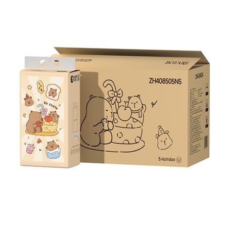 กระดาษเช็ดหน้า BOTARE SO TASTY 250 แผ่น (1 ลัง)_0