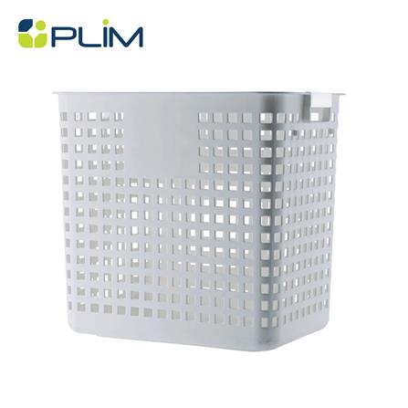 ตะกร้าผ้าเหลี่ยมสูง PLIM HH-1060 สีเทา_0