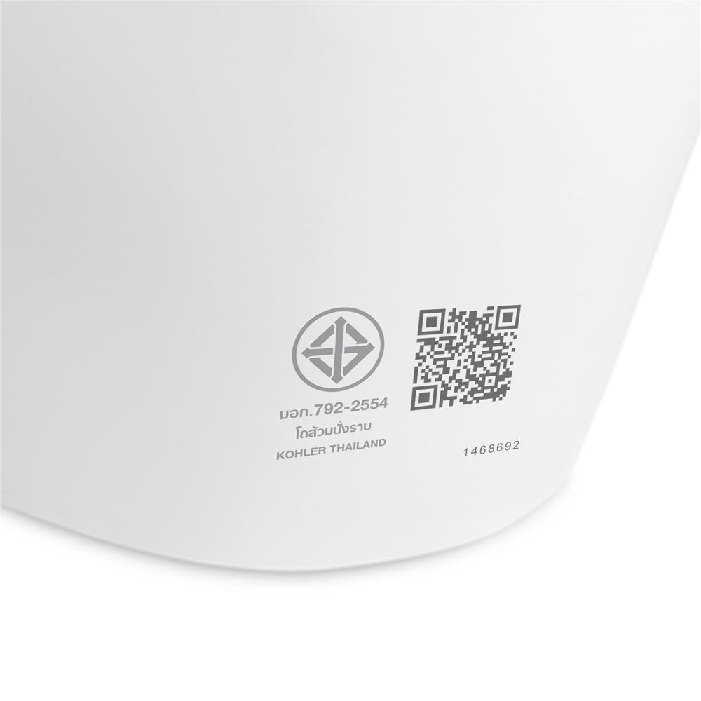 สุขภัณฑ์ 1 ชิ้น KARAT K-39812X-S-WK 3/4.8 ลิตร สีขาว