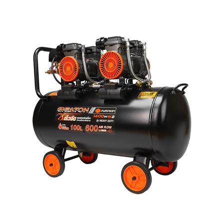 ปั๊มลมไร้น้ำมัน PUMPKIN PTT-G1400W100 100 ลิตร_0