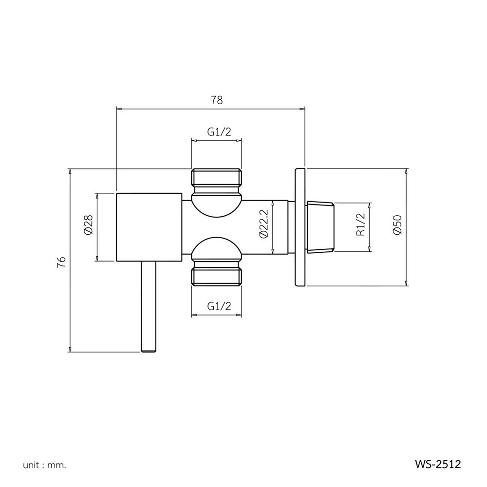สต๊อปวาล์ว 2 ทาง WS WS-2512