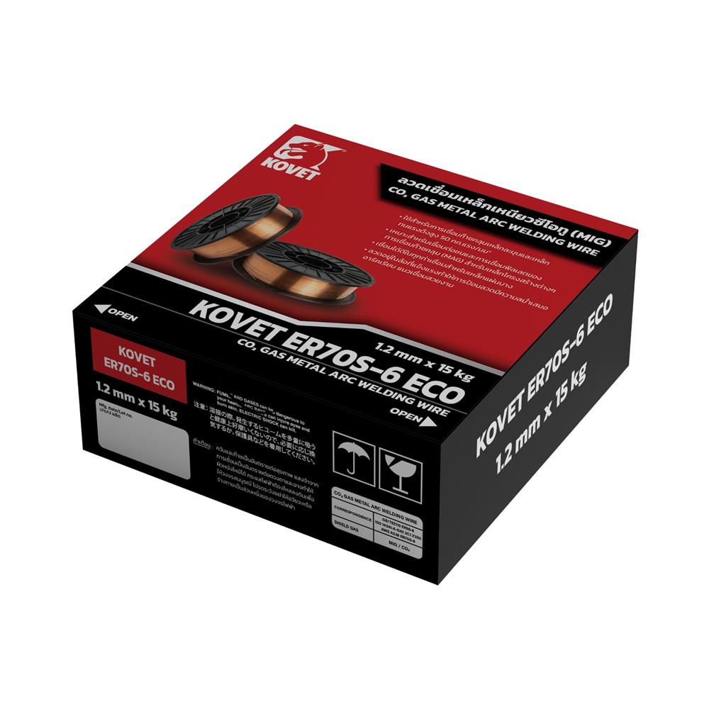 ลวดเชื่อม CO2 KOVET ER70S-6 ECO 1.2 มม.