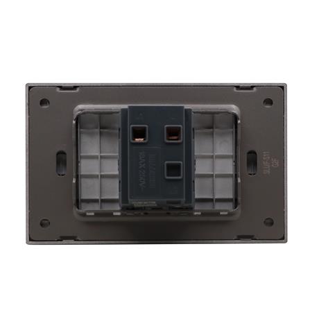 ชุดสวิตช์ทางเดียว 1 ช่อง HACO MELLOW HACO-LO-MEL-S11 MKW สี MILKY WHITE_2